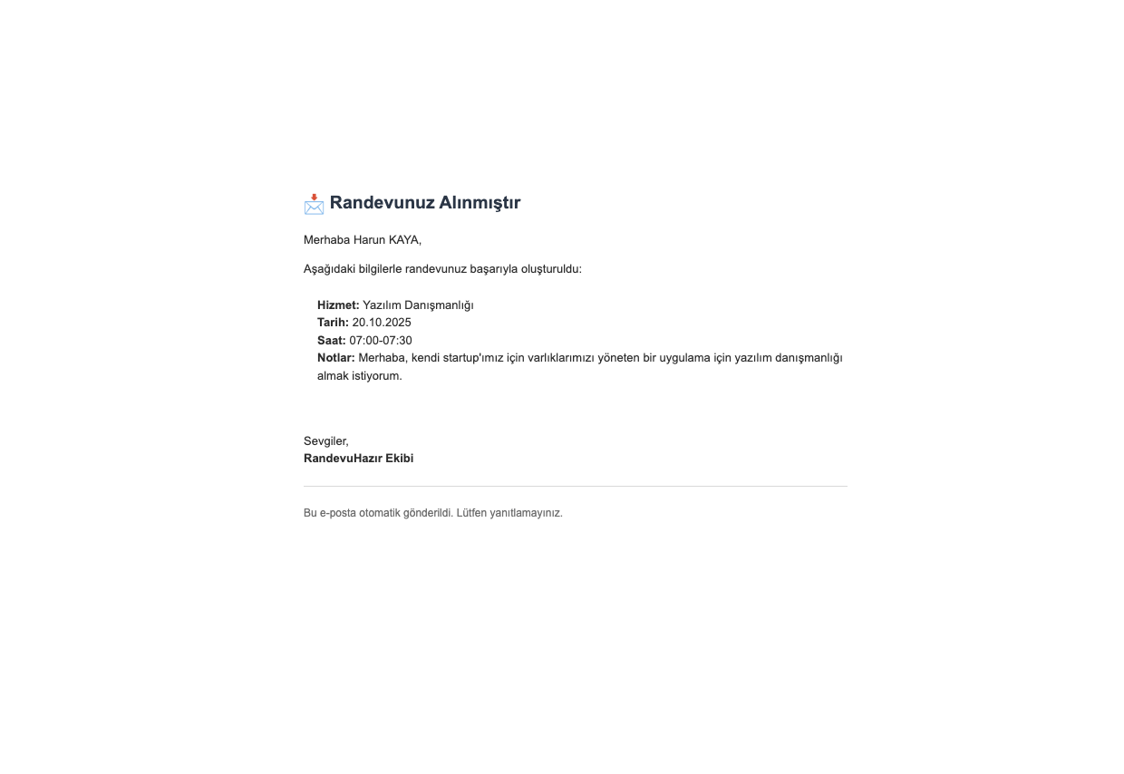 Email Bildirimleri